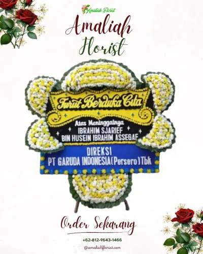 Papan Bunga Duka di Cinoyong